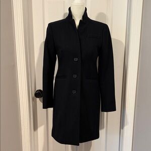 J. Crew Elegant Navy Pea Coat